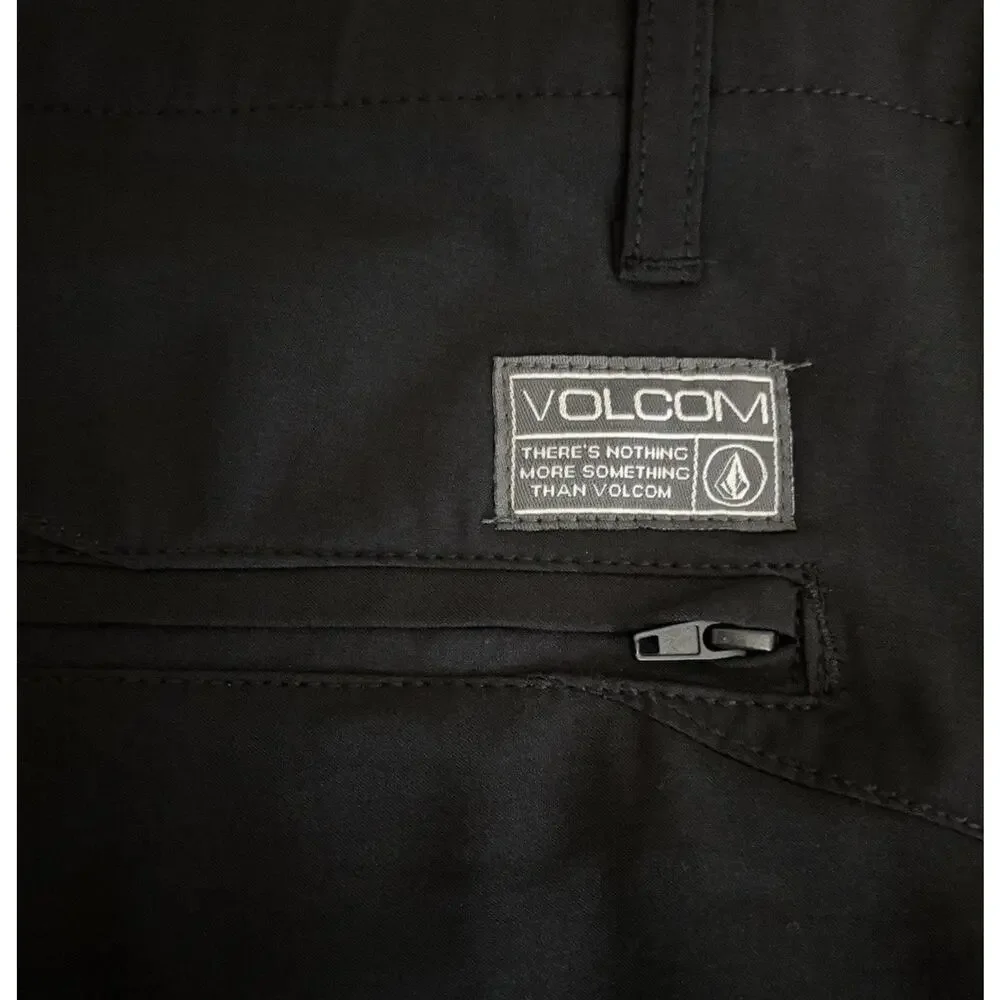 New Volcom Kerosene Hybrid Water Repellent Shorts 38” Black NWT